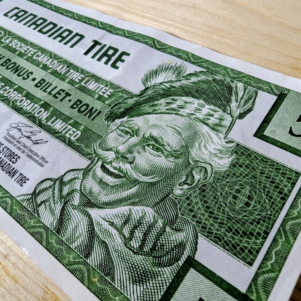 Canadian Tire Green 5c Cash Bonus 2006 '08 and '12 Editions